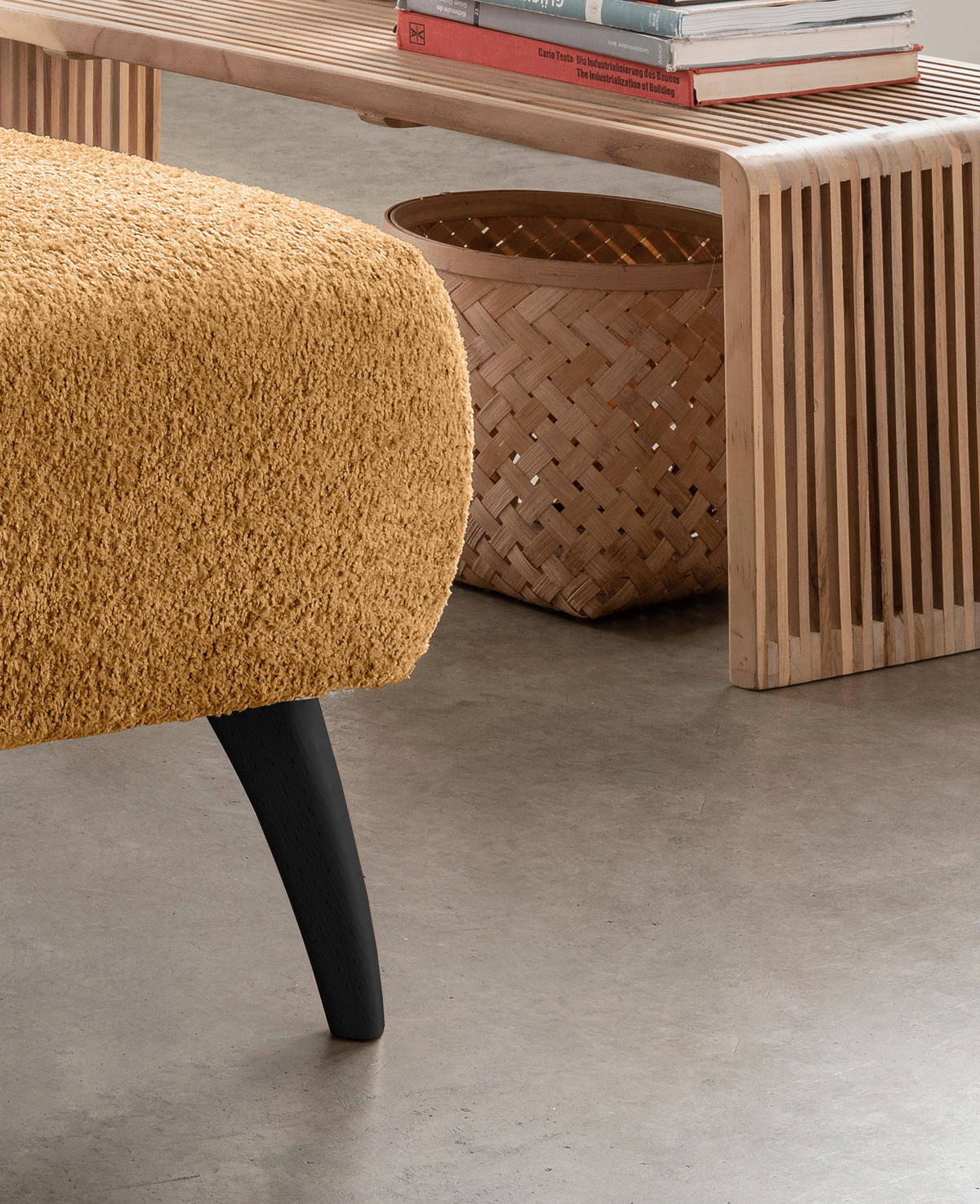 XXL-SESSEL - Goldfarben/Schwarz, MODERN, Holz/Textil (108/84/155cm) - MID.YOU