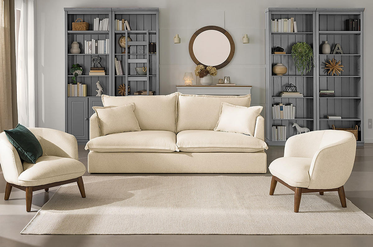 BÜCHERWAND  222/223/37 cm Grau  - Grau, Design, Holz (222/223/37cm) - Livetastic