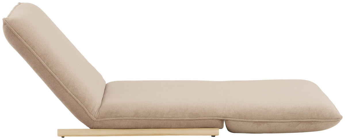 SESSEL in Samt Creme, Nussbaumfarben  - Nussbaumfarben/Creme, Design, Textil/Metall (93/97/80cm) - MID.YOU