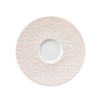 ESPRESSO-UNTERTASSE Life Fashion Posh Rose 14 cm  - Weiss/Rosa, Design, Keramik (14cm) - Seltmann Weiden