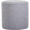 HOCKER Bouclé Graubraun  - Graubraun, Trend, Textil (40/40/40cm) - Xora