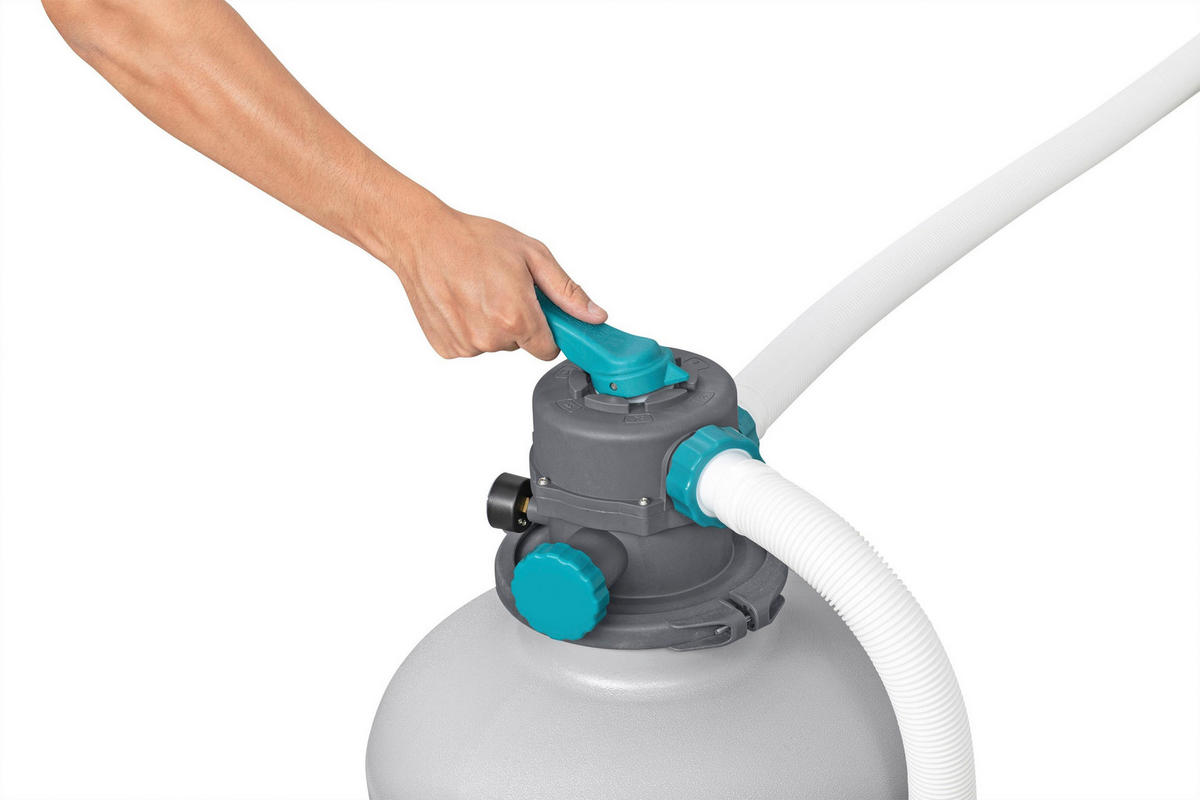 FILTERPUMPE FLOWCLEAR 58499GS  - Weiß/Orange, KONVENTIONELL, Kunststoff/Metall (63,3/44/69cm) - Bestway