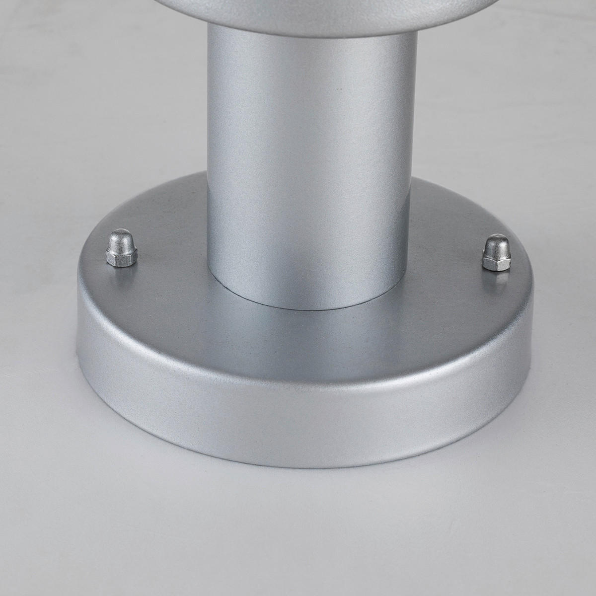 SOCKELLEUCHTE - Silberfarben, Konventionell, Glas/Metall (27.5/31.8cm) - Elstead Lighting
