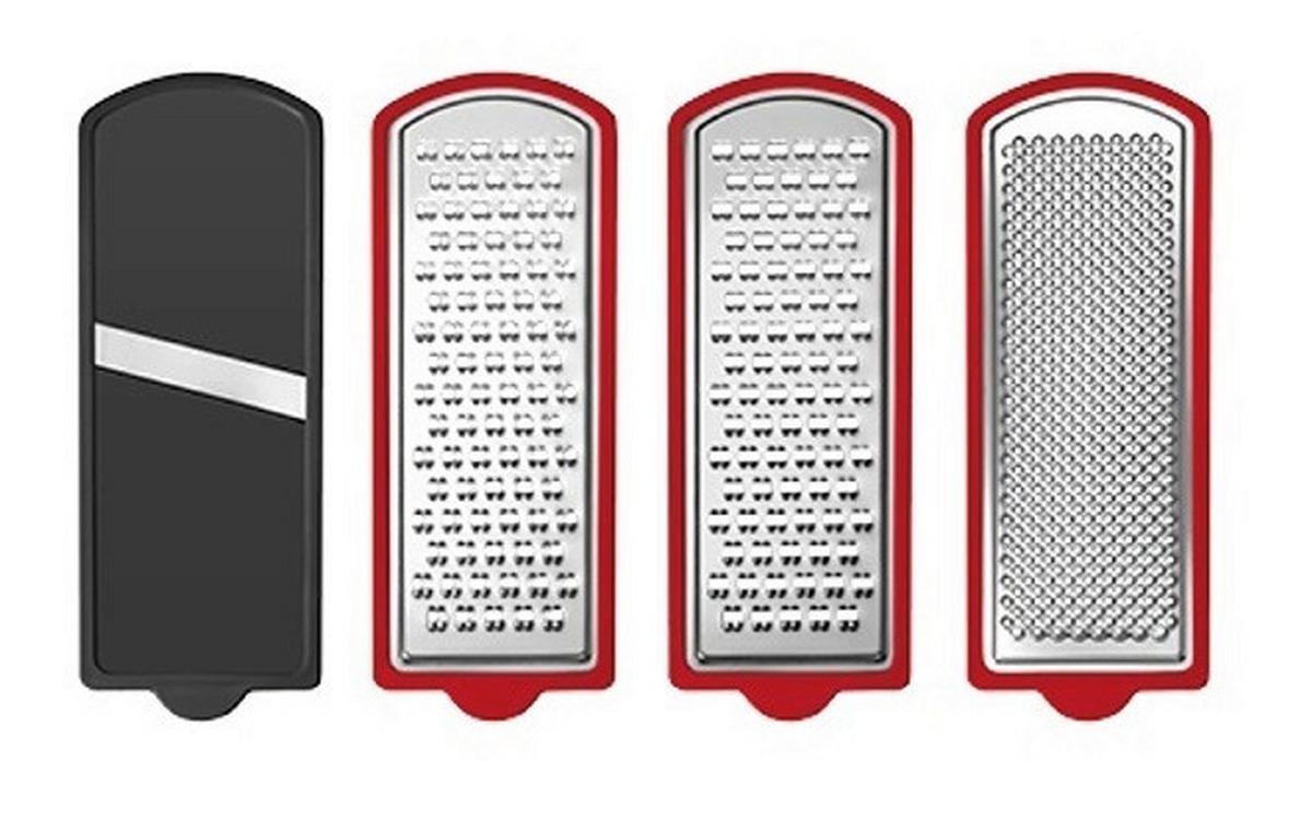 GEMÜSESCHNEIDER - Transparent/Anthrazit, Basics, Kunststoff/Metall (25/9/10cm) - moHA!