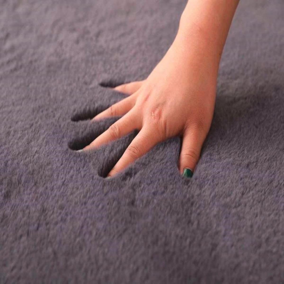 FELLTEPPICH 200/290 cm Olympos  - Anthrazit, KONVENTIONELL, Kunststoff/Textil (200/290cm)