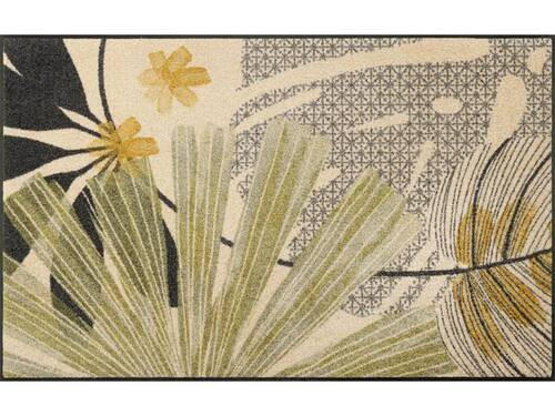 LÄUFER 75/120 cm  - Beige, Design, Kunststoff/Textil (75/120cm) - wash+dry