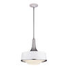 HÄNGLAMPA Elstead Holloway 47.9/54 cm  - vit/stålfärgad, Klassisk, metall (47.9/54cm) - Elstead Lighting