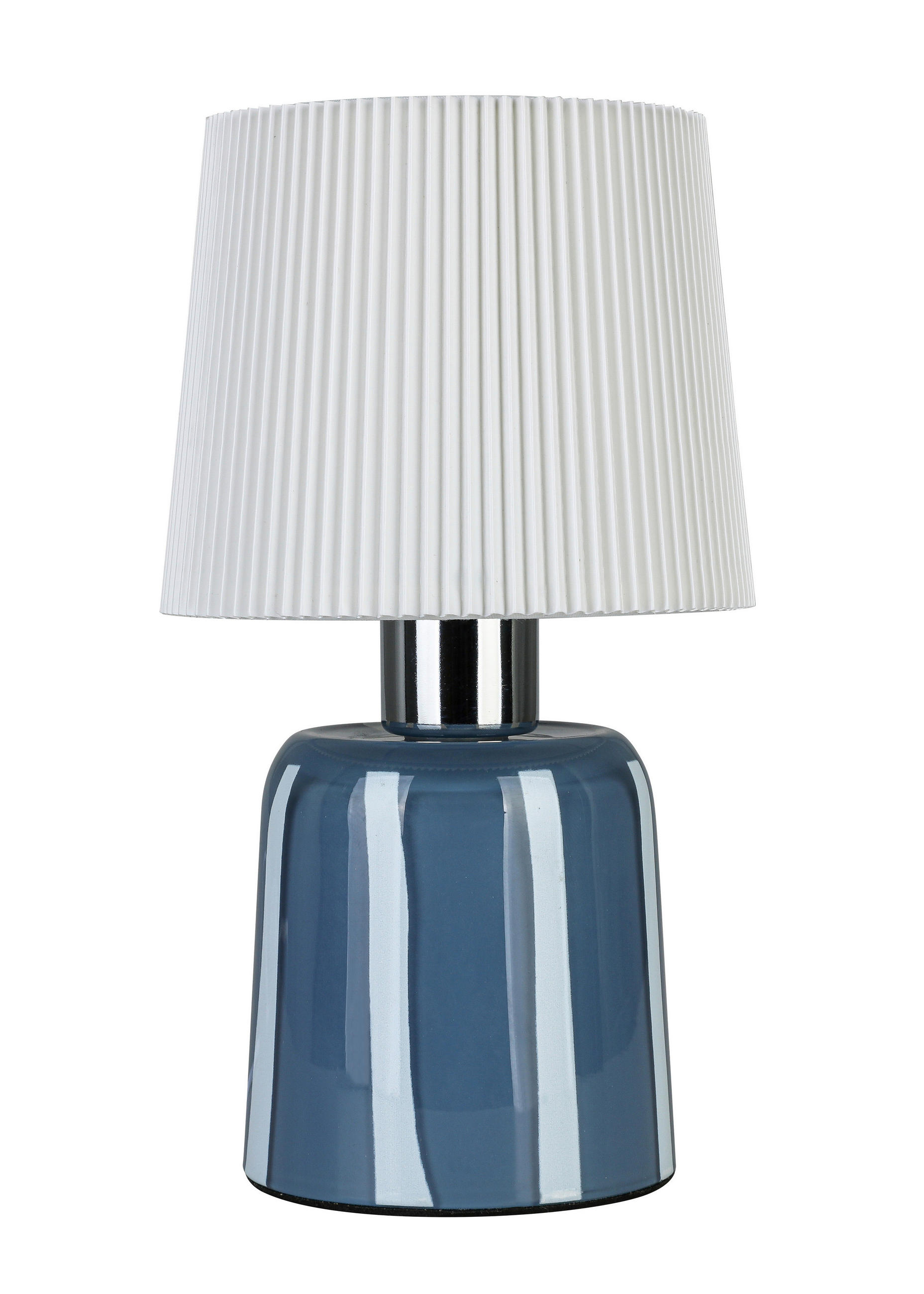 BORDSLAMPA 12/22 cm   - vit/blå, Lifestyle, metall/glas (12/22cm) - Novel