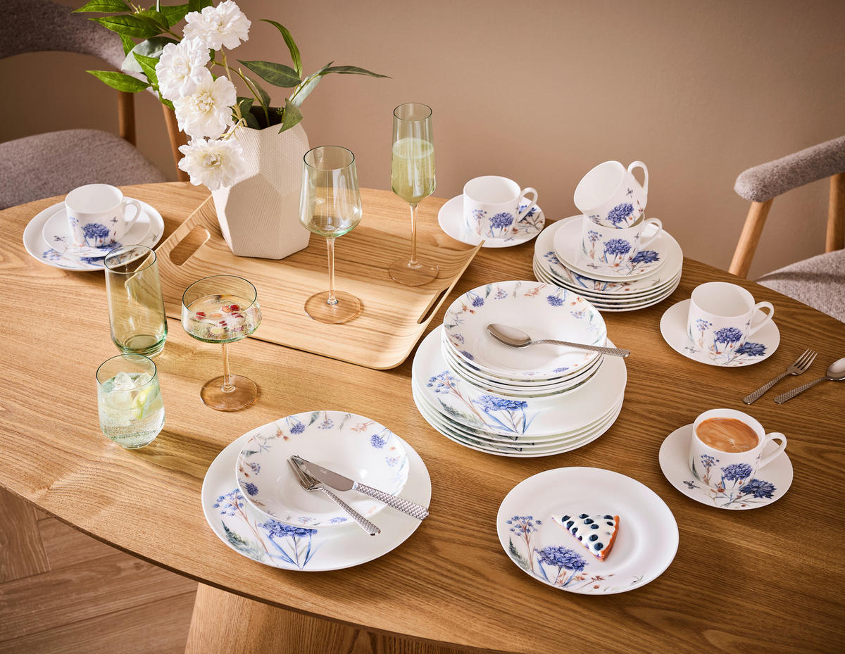 KÁVOVÁ SOUPRAVA jemný kostní porcelán (fine bone china) keramika  - vícebarevná, Trend, keramika - Novel