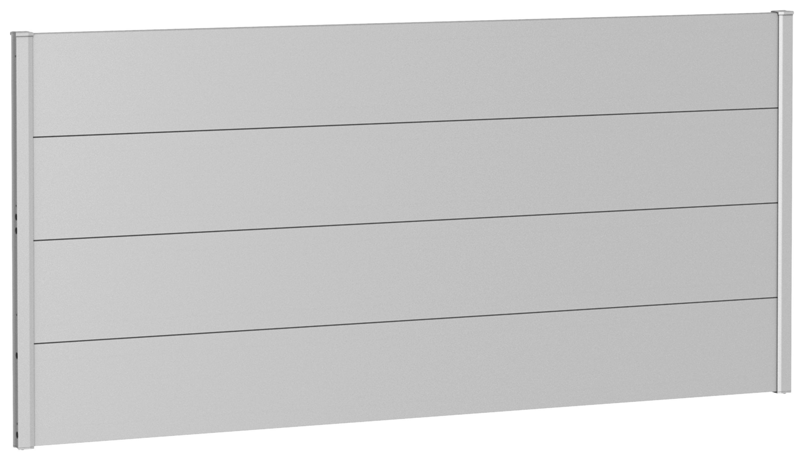 SICHTSCHUTZ - Silberfarben, Basics, Metall (194/91/4,4cm) - Biohort