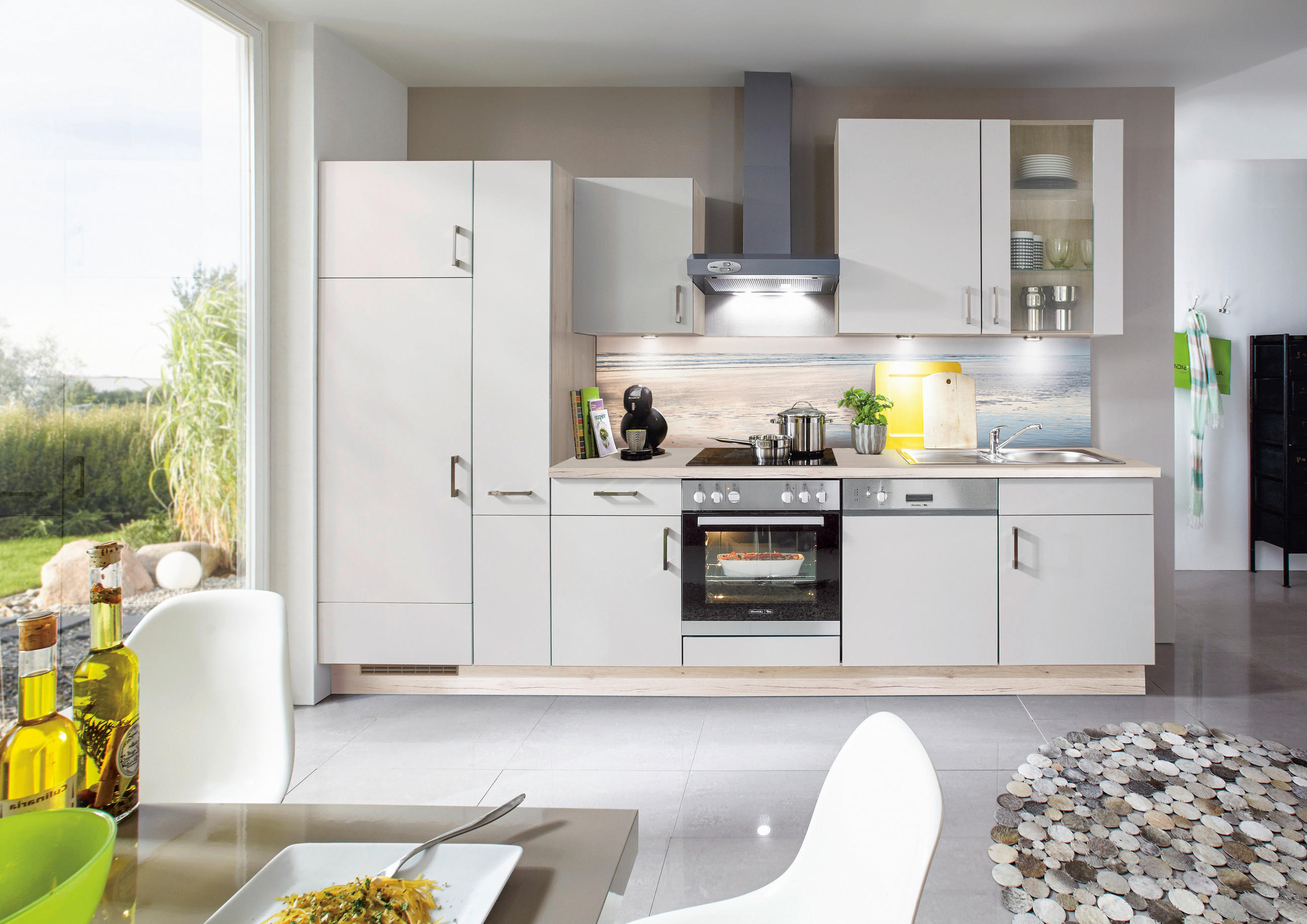 KUCHYŇSKÁ LINKA SILVIO 320 - Design, kompozitní dřevo (320cm) - Celina