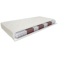VZMETNICA 120/200 cm  - bela, Konvencionalno, tekstil (120/200cm)