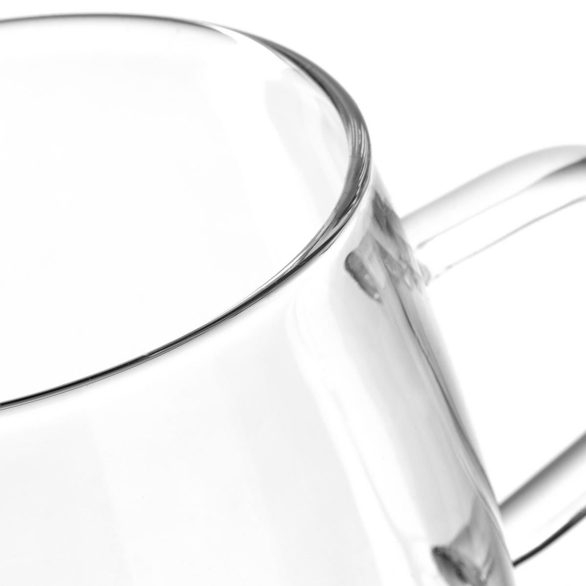 TASSENSET 4-teilig  - Transparent, KONVENTIONELL, Glas (12,5/9,7/9,7cm) - Leonardo