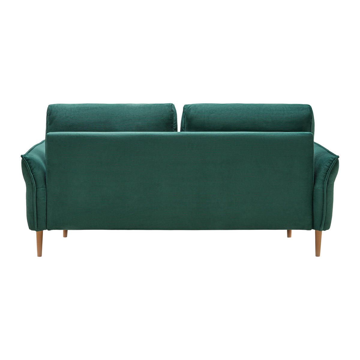 3-SITS SOFFA i manchester mörkgrön  - mörkgrön/naturfärgad, Modern, trä/textil (183/85/92cm) - MID.YOU