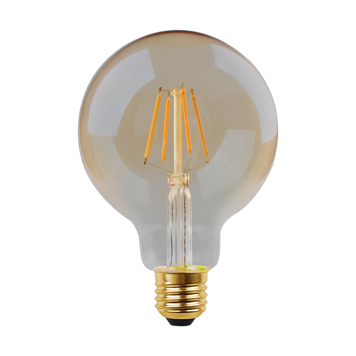 LED-FILAMENT-LEUCHTMITTEL   E27 4,5 W 400 lm  - Cognac, Basics, Glas (9,5/14,5cm) - Eglo