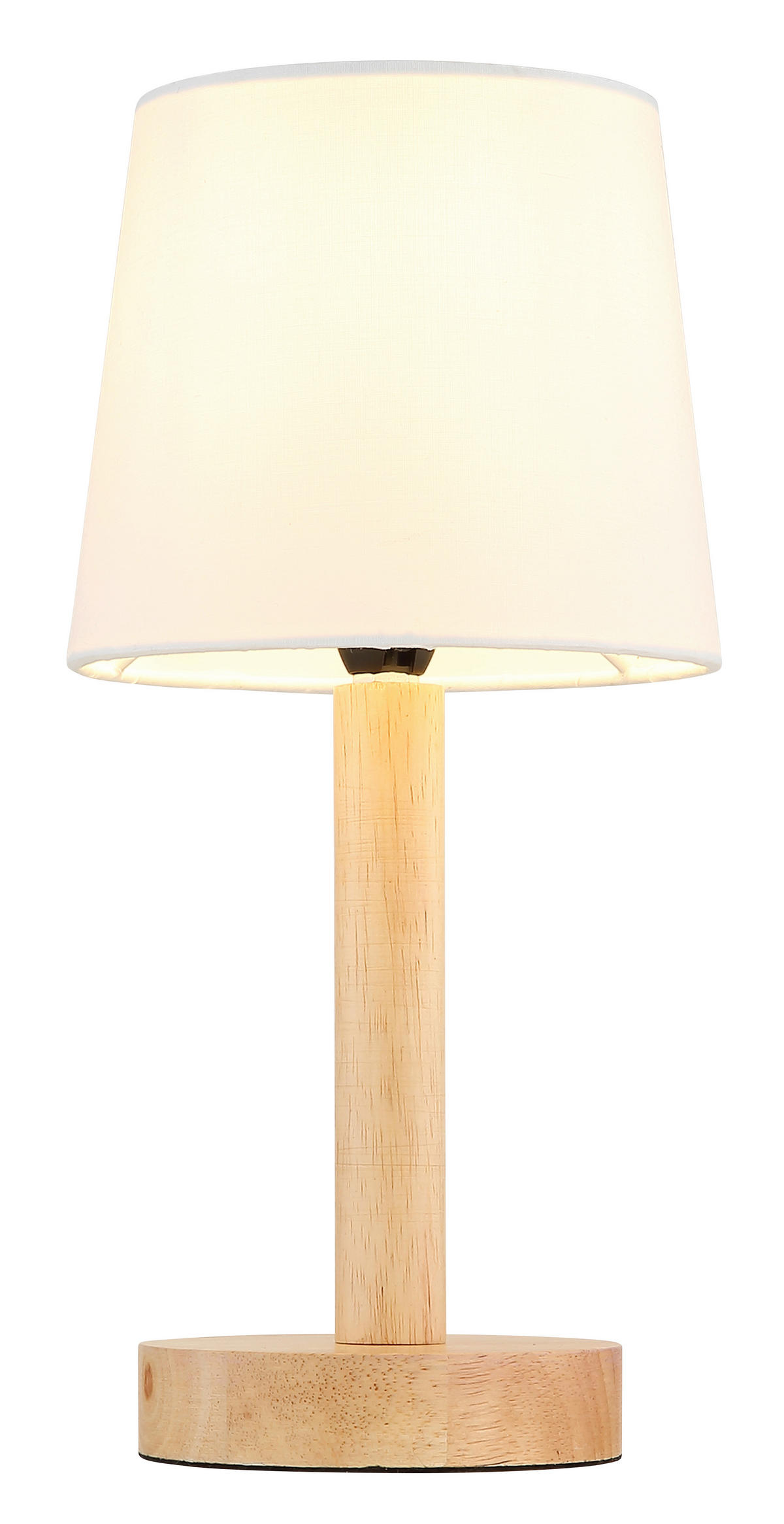 TISCHLEUCHTE Joris 15/32 cm  - Schwarz/Weiß, Design, Holz/Kunststoff (15/32cm) - Globo