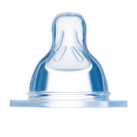 FLÄSCHCHENSAUGER  - Transparent, Basics, Kunststoff (9,5/12,0/5,6cm) - MAM