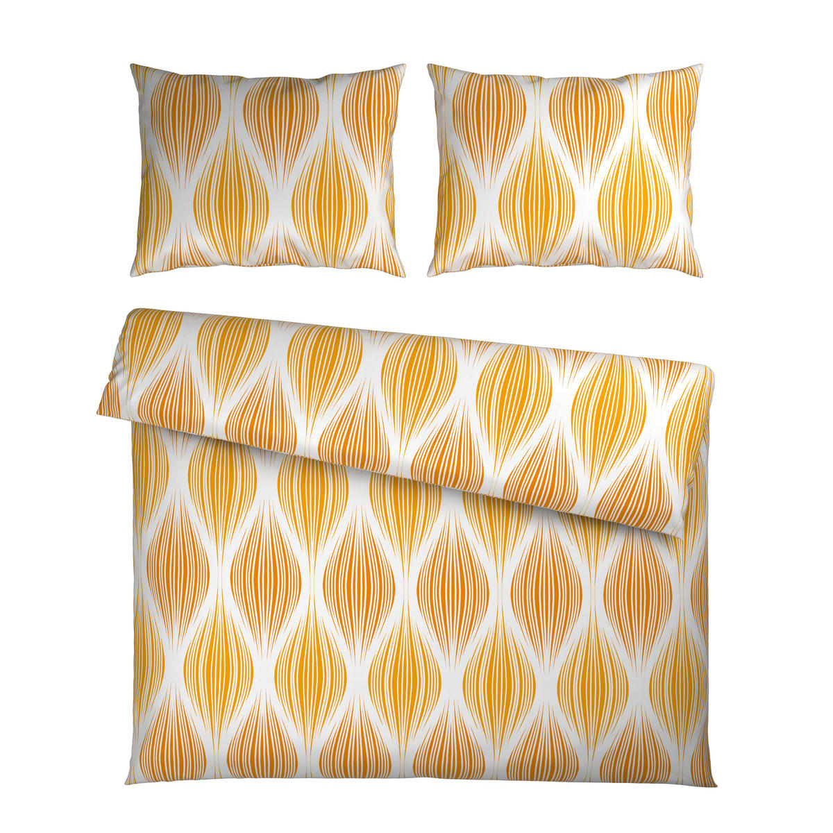 BETTWÄSCHE Satin 200/200 cm  - Gelb, Textil (200/200cm) - Novel