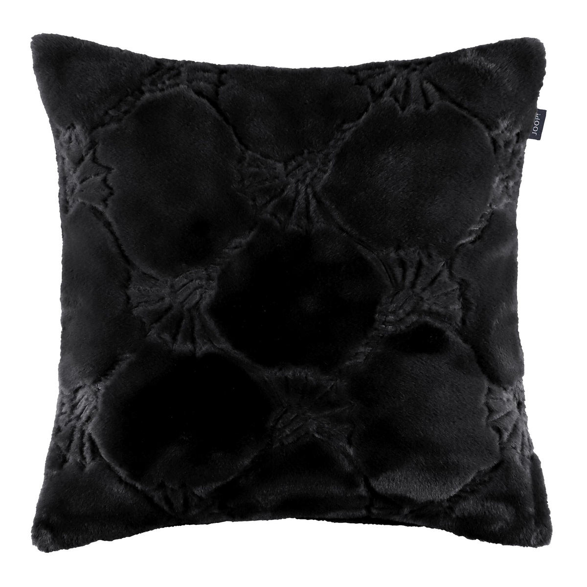 KISSENHÜLLE J! Cozy Cornflower schwarz 50/50 cm  - Schwarz, Design, Textil (50/50cm) - Joop!