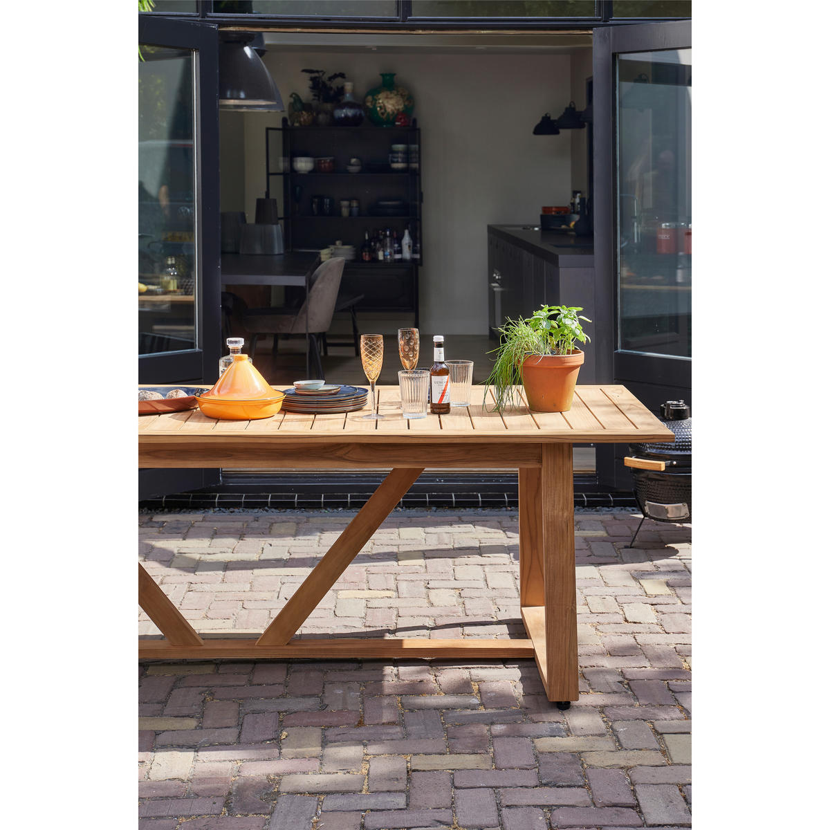GARTENTISCH 240/90/75 cm Holz rechteckig  - Naturfarben, Design, Holz (240/90/75cm) - Livetastic