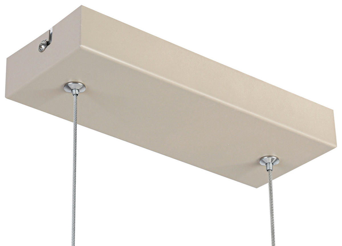 HÄNGELEUCHTE 100/8/120 cm   - Sandfarben, Trend, Kunststoff/Metall (100/8/120cm) - Collet's Monde