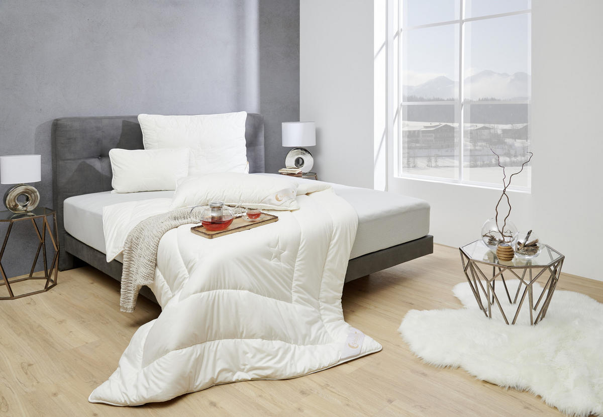 GANZJAHRESDECKE 140/200 cm DER KLEINE PRINZ  - Creme, Basics, Naturmaterialien (140/200cm) - Schlafmond