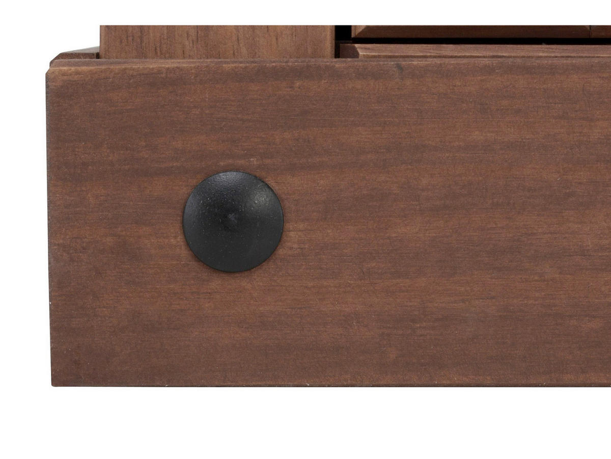 REGAL  65/140/38 cm Naturfarben  - Schwarz/Naturfarben, Design, Holz/Metall (65/140/38cm) - MID.YOU