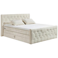 BOXSPRINGBETT 180/200 cm  in Creme  - Creme, Modern, Holzwerkstoff/Kunststoff (180/200cm) - MID.YOU