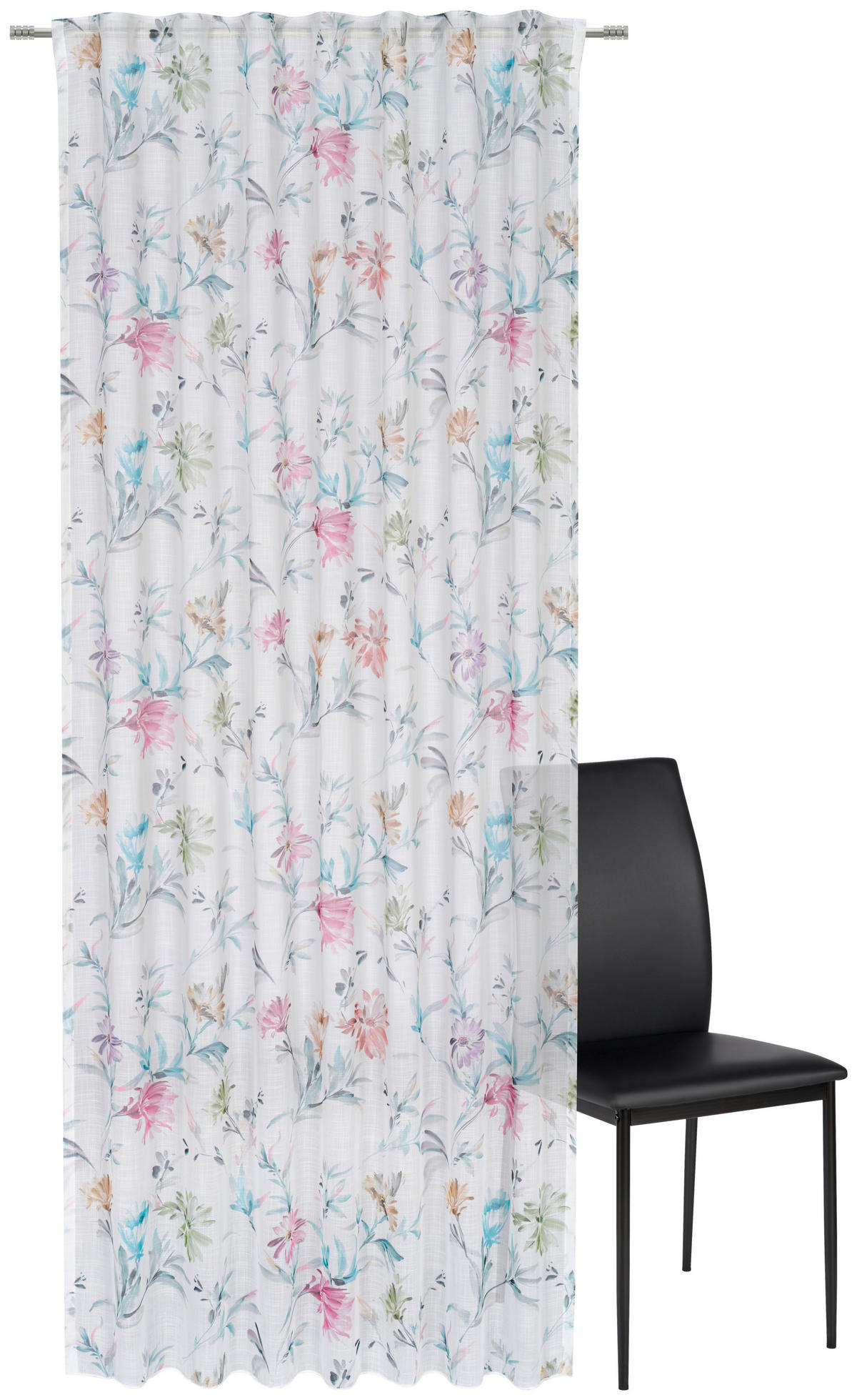 FERTIGVORHANG  halbtransparent  140/245 cm   - Multicolor, Natur, Kunststoff (140/245cm) - Esposa