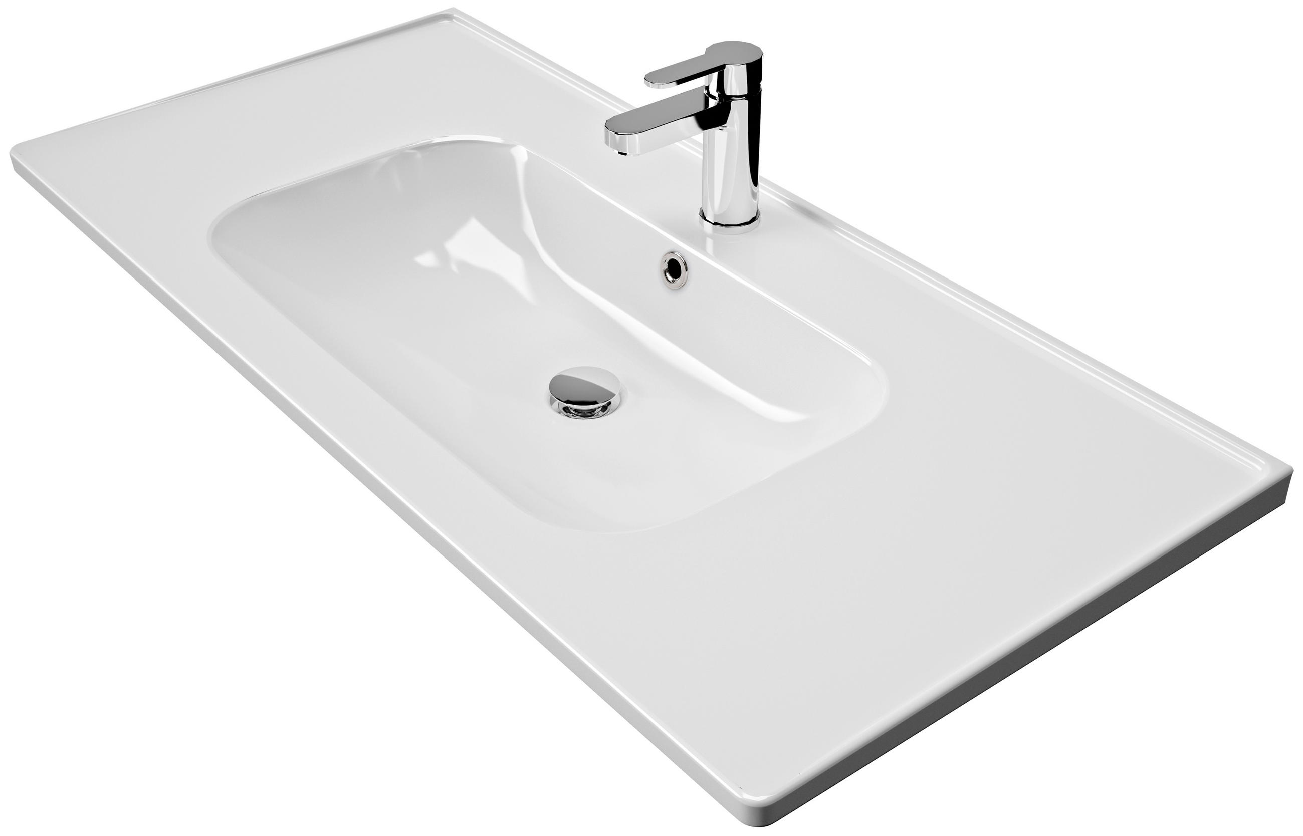 CHIUVETA BAIE  - alb, ceramică (109/2,5/51,4cm) - Xora