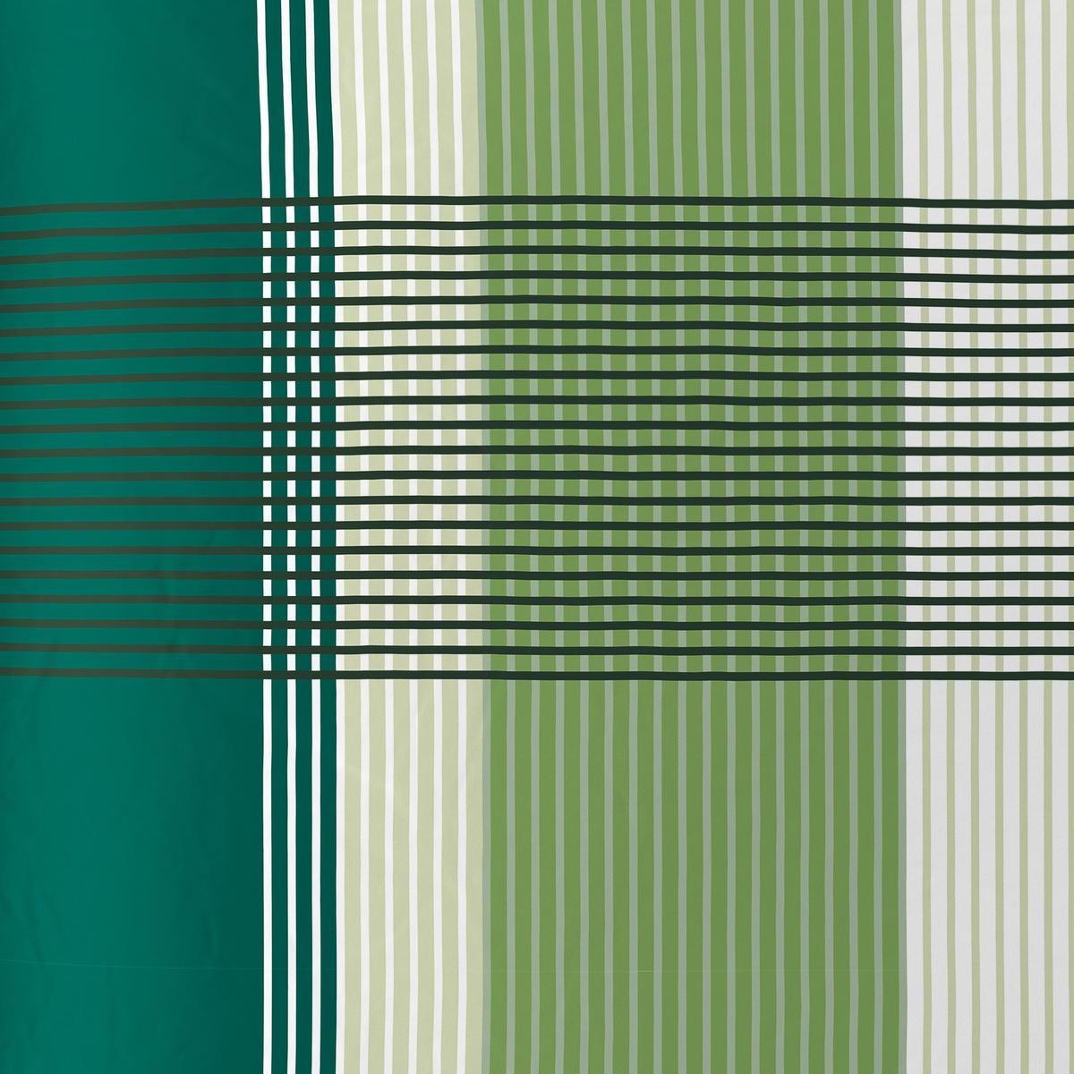 POSTELJINA CHECKERS 140/200 cm saten zelena  - zelena, Konvencionalno, tekstil (140/200cm) - Boxxx
