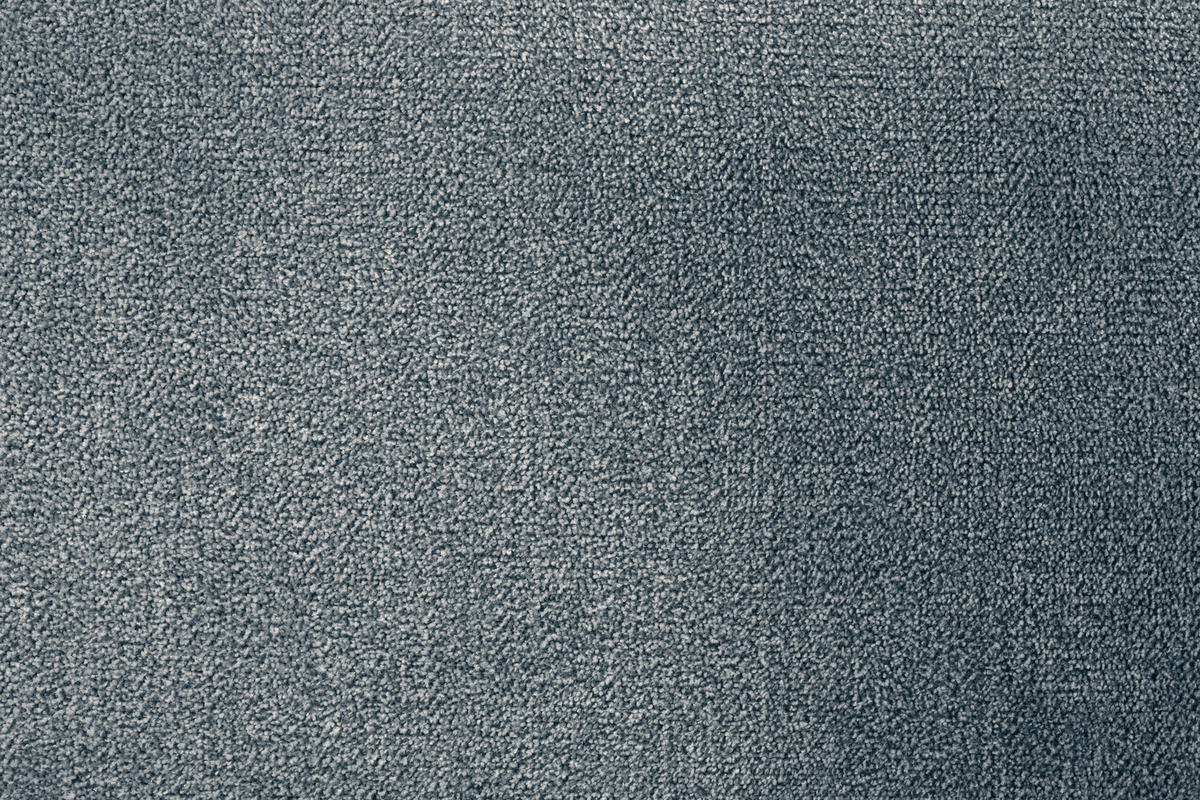 ECKSOFA in Velours Blau  - Blau/Schwarz, Konventionell, Kunststoff/Textil (168/298cm) - Carryhome