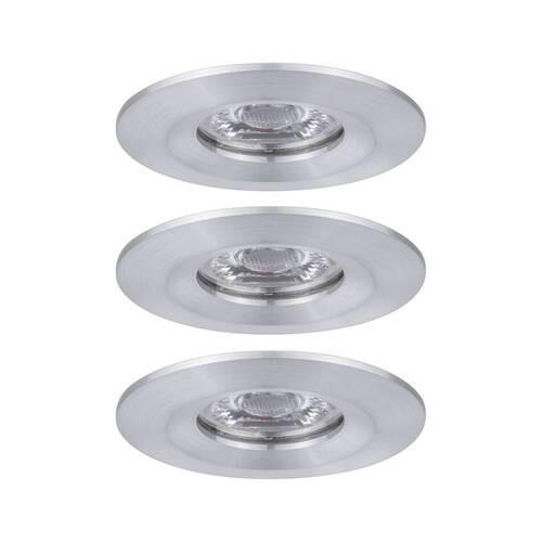 LED-DECKENLEUCHTE 6,5 cm  - Alufarben, Basics, Metall (6,5cm) - Paulmann