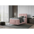 BOXSPRINGBETT 100/200 cm  in Mauve  - Mauve/Schwarz, Natur, Textil/Metall (100/200cm) - Esposa