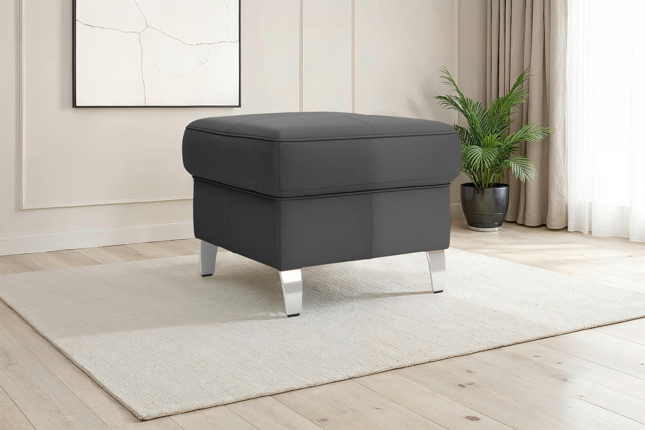 Sit & More Hocker Arngast E Schwarz 58x48x58 cm