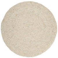 HANDWEBTEPPICH 120 cm Beige  - Beige, Basics, Textil (120cm) - Linea Natura