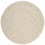 HANDWEBTEPPICH 120 cm Beige  - Beige, Basics, Textil (120cm) - Linea Natura