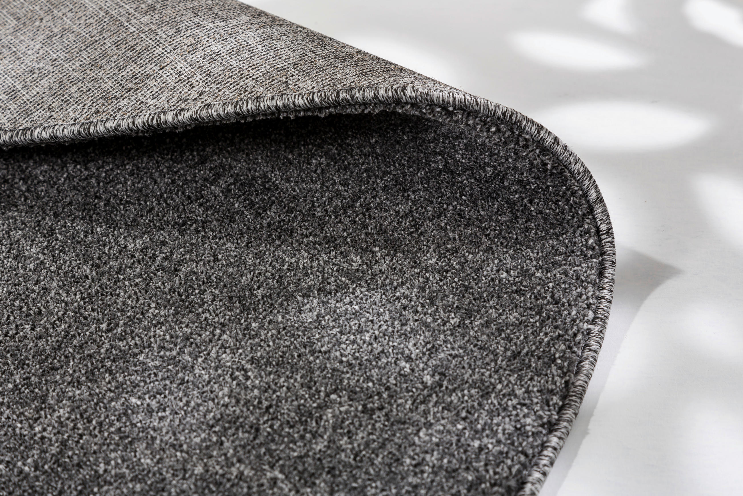 WEBTEPPICH 160/160 cm Pure Anthrazit  - Anthrazit, Basics, Textil (160/160cm) - Schöner Wohnen