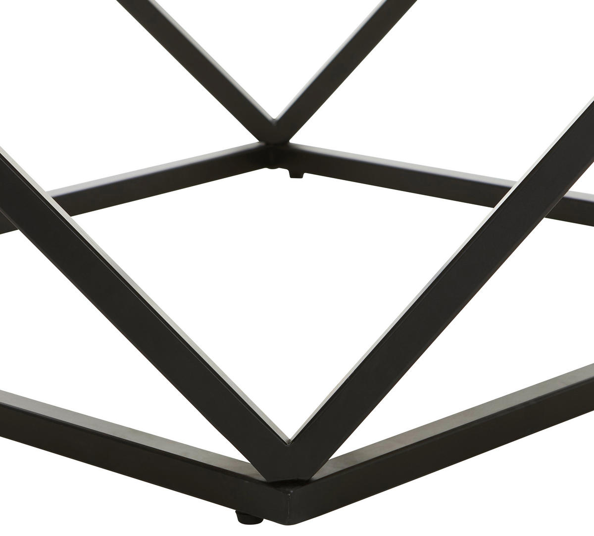 COUCHTISCH Akazie vollmassiv quadratisch Schwarz, Akaziefarben  - Schwarz/Akaziefarben, Design, Holz/Metall (80/43/80cm) - Livetastic