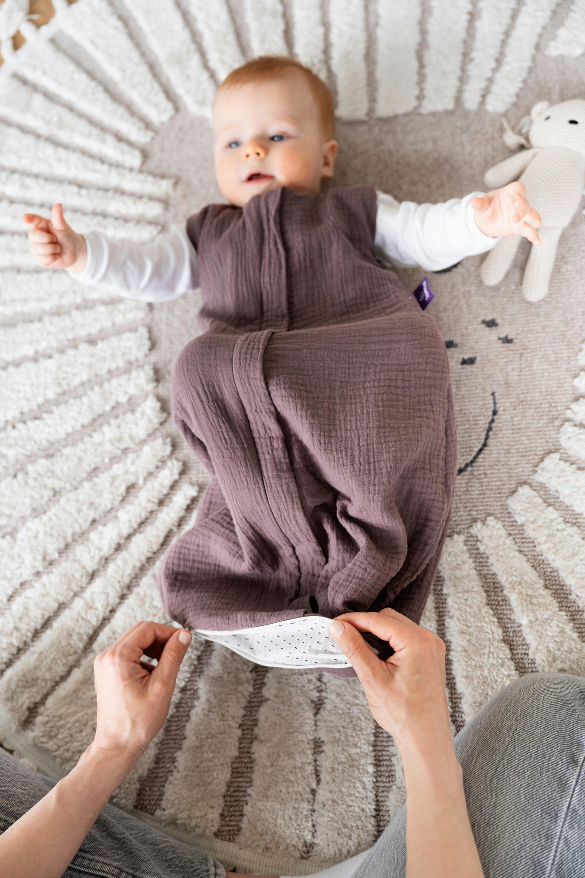 BABYSCHLAFSACK Baumwollmusselin    80   - Basics (80null) - Träumeland