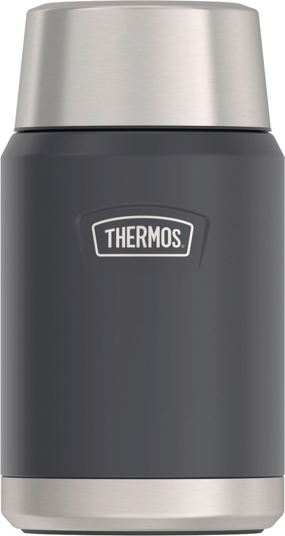 ISOLIERSPEISEGEFÄSS ICON 0,71 L  - Dunkelgrau, Basics, Metall (0,71l) - Thermos