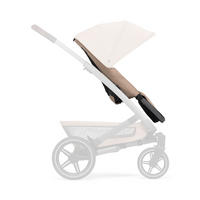 GESCHWISTERSITZ Geo3  - Sandfarben/Dunkelgrau, Basics, Textil/Metall - Joolz