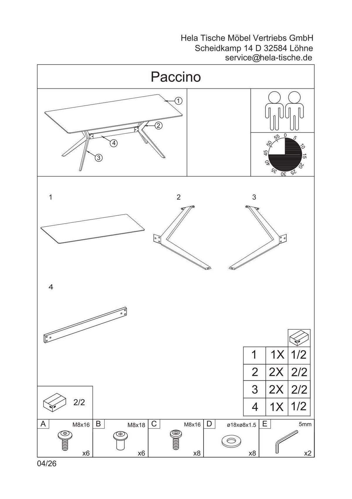 ESSTISCH Beige rechteckig   - Beige/Weiß, MODERN, Stein/Metall (90/180/76cm) - MID.YOU