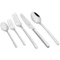 BESTECKSET Viva 60-teilig Edelstahl  - Silberfarben, Basics, Metall - Justinus