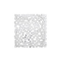 WANDSPIEGEL 102/100/2,5 cm    in quadratisch  - Silberfarben, Design, Glas/Holzwerkstoff (102/100/2,5cm) - Livetastic