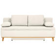 SCHLAFSOFA  in Webstoff Creme  - Creme/Naturfarben, KONVENTIONELL, Holz/Textil (203/95/96cm) - Venda