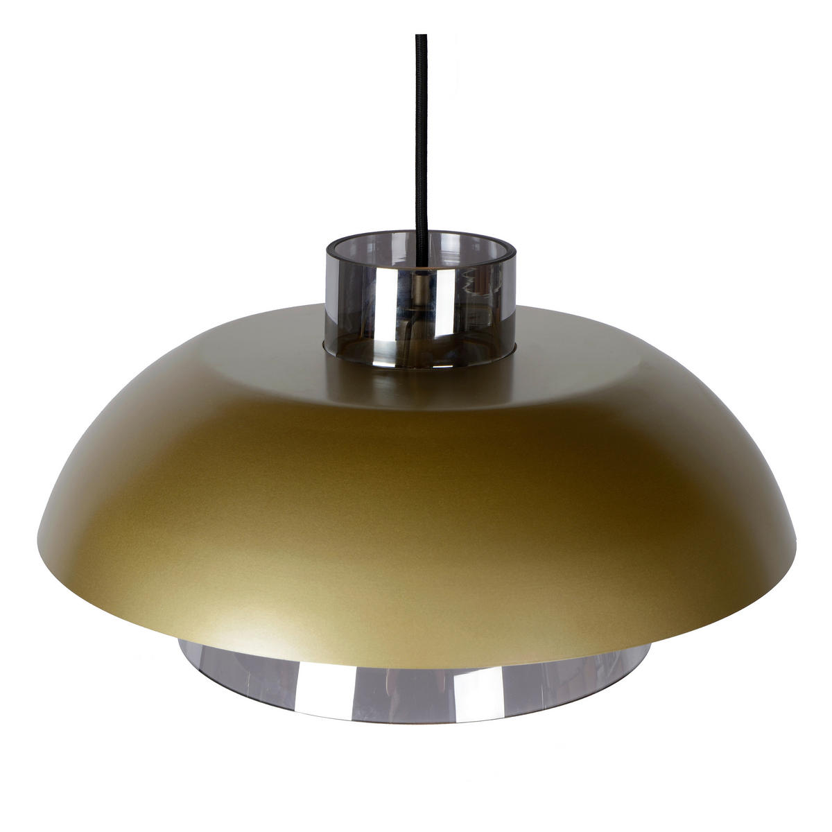 HÄNGELEUCHTE AVONMORE 40/40/148 cm   - Messingfarben, Basics, Glas (40/40/148cm) - Lucide