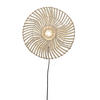 WANDLEUCHTE Good & Mojo 40/12 cm   - Weiß, Trend, Naturmaterialien (40/12cm) - Good & Mojo