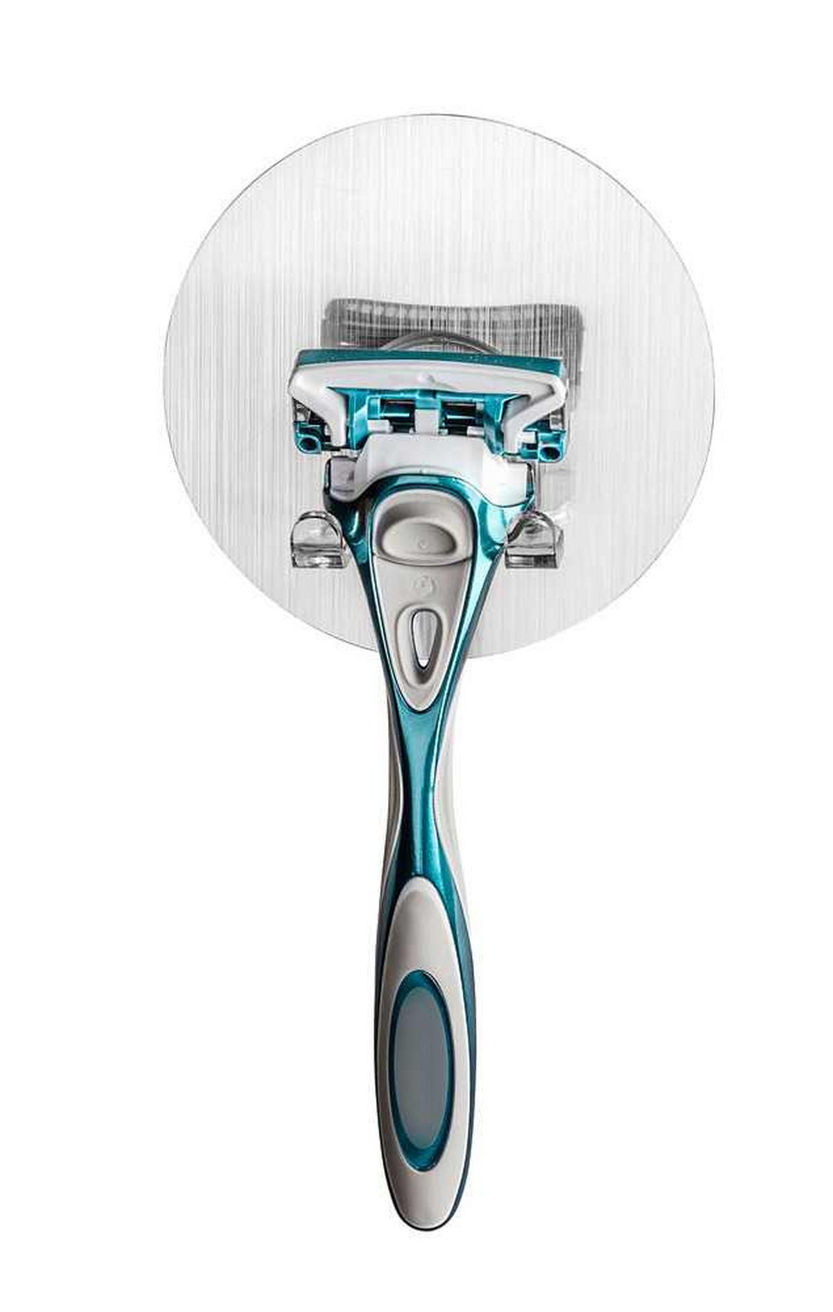 Cârlig Pentru Perete in culoare crom, transparent  - culoare crom/transparent, Basics, plastic (8/8/3,2cm) - Wenko