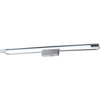 SPIEGELLEUCHTE Rapallo 60/8/5 cm   - Chromfarben, Design, Kunststoff/Metall (60/8/5cm) - Fabas Luce